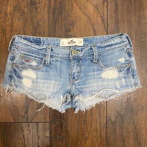 Hollister Low Rise Denim Shorts Size 0/24